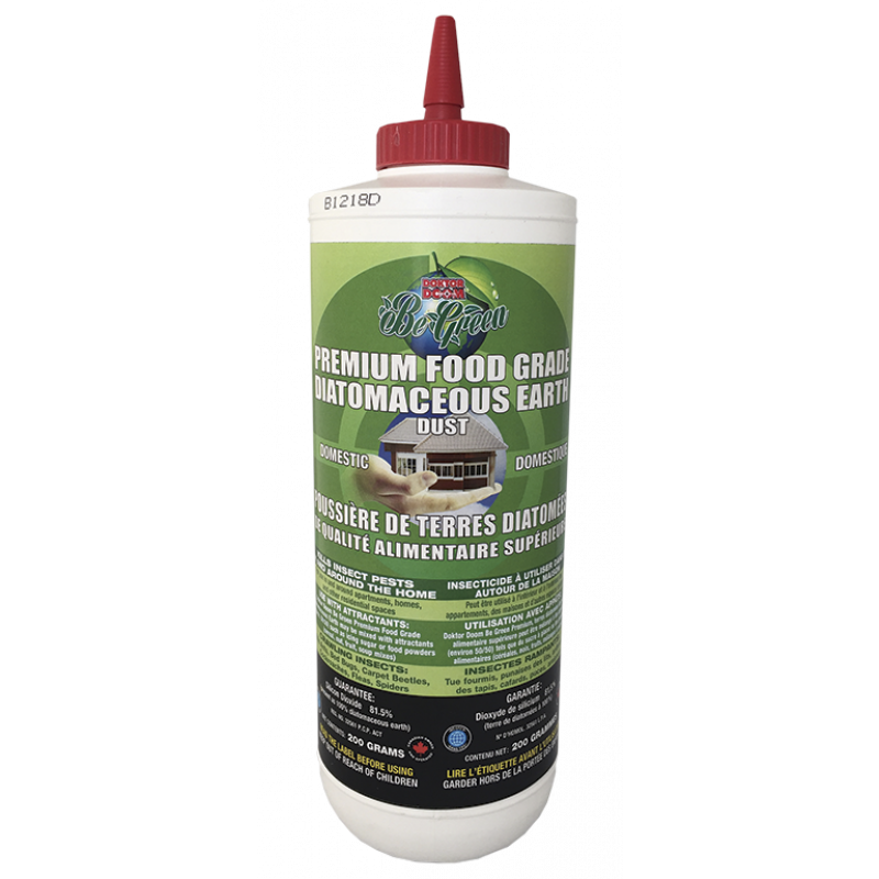 Doktor Doom Premium Food Grade Diatomaceous Earth Dust 200g