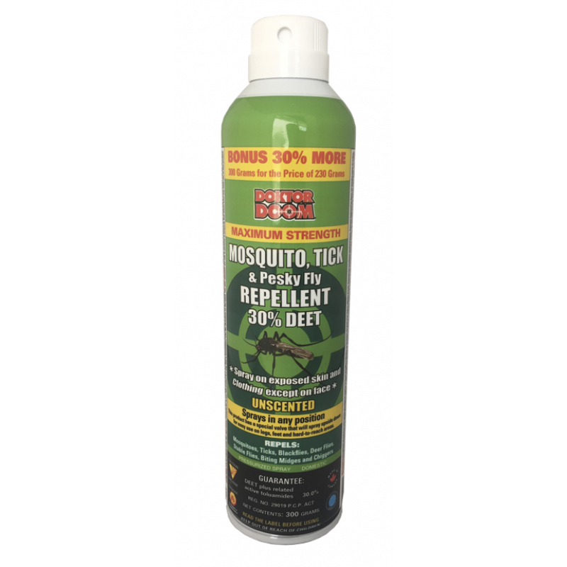 Doktor Doom Mosquito, Tick Repellent 30% Deet Max Strength En