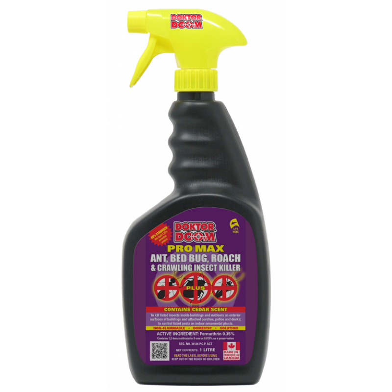 Doktor Doom Pro Max Ant, Bed Bug, Roach, & Crawling Insect Killer Plus