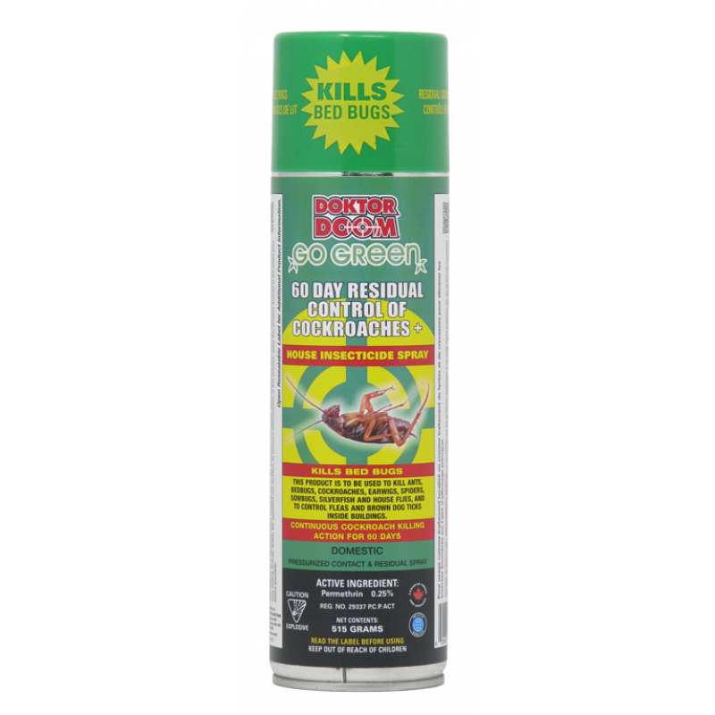 Doktor Doom Go Green 60 Day Residual Control of Cockroaches 515 G